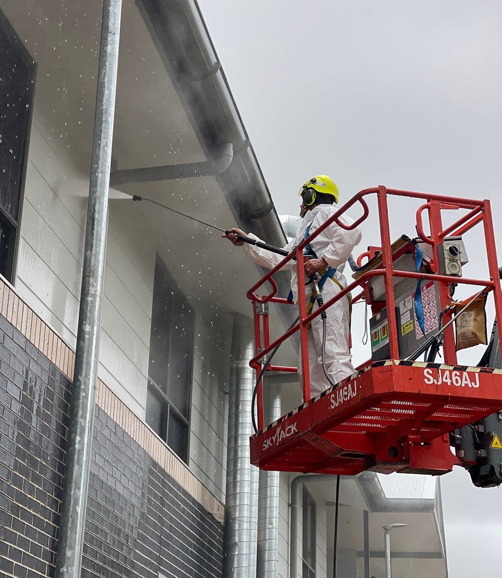 Commercial Building Exterior Soft Washing Central Coast