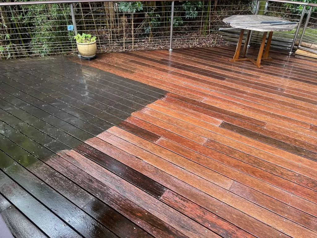 Timber Deck Cleaning central Coast